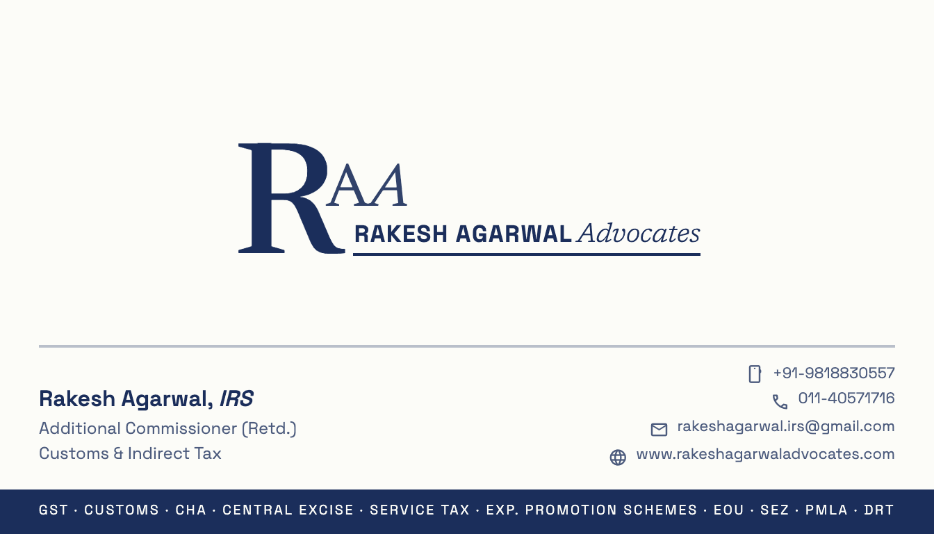 Front of visiting card
